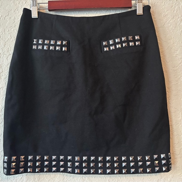 INC International Concepts Dresses & Skirts - INC International Concepts Black Studded Women's Skirt